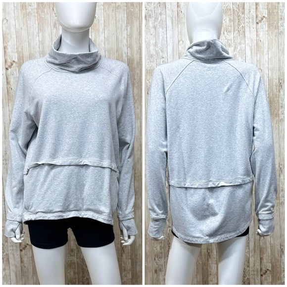 Lululemon Find Your Unwind Pullover in Heathered Core Ultra Light Grey [T16] - Picture 2 of 9
